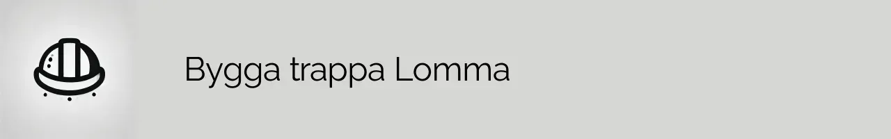 Bygga trappa Lomma